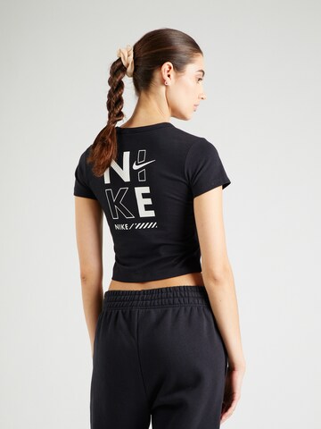 Nike Sportswear - Camiseta en negro: frente
