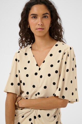 SOAKED IN LUXURY Bluse 'SLArjana' in Beige