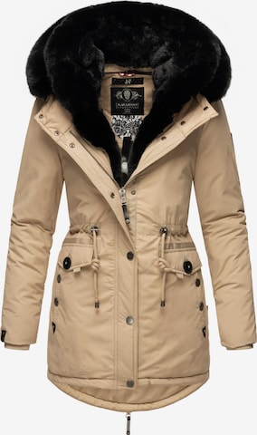 NAVAHOO Vinterparkas 'Sweety Deluxe' i beige