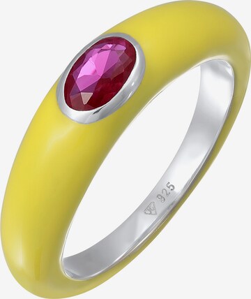 ELLI Ring in Yellow: front