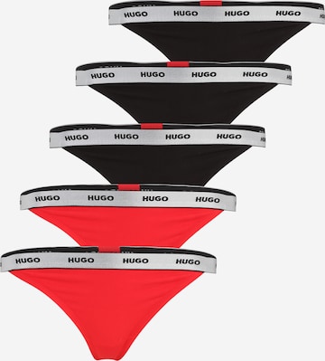 String HUGO en rouge : devant