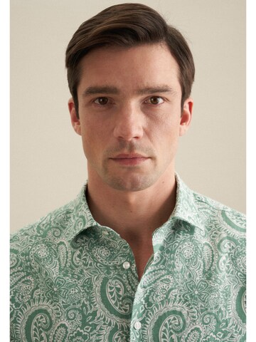 Coupe regular Chemise SEIDENSTICKER en vert