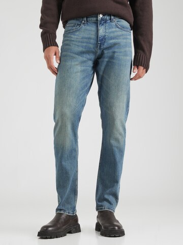 Coupe slim Jean QS en bleu : devant