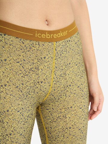 ICEBREAKER Skinny Workout Pants 'Oasis' in Yellow