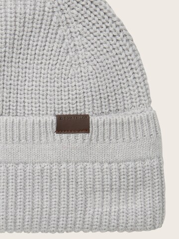 TOM TAILOR Beanie in Grey