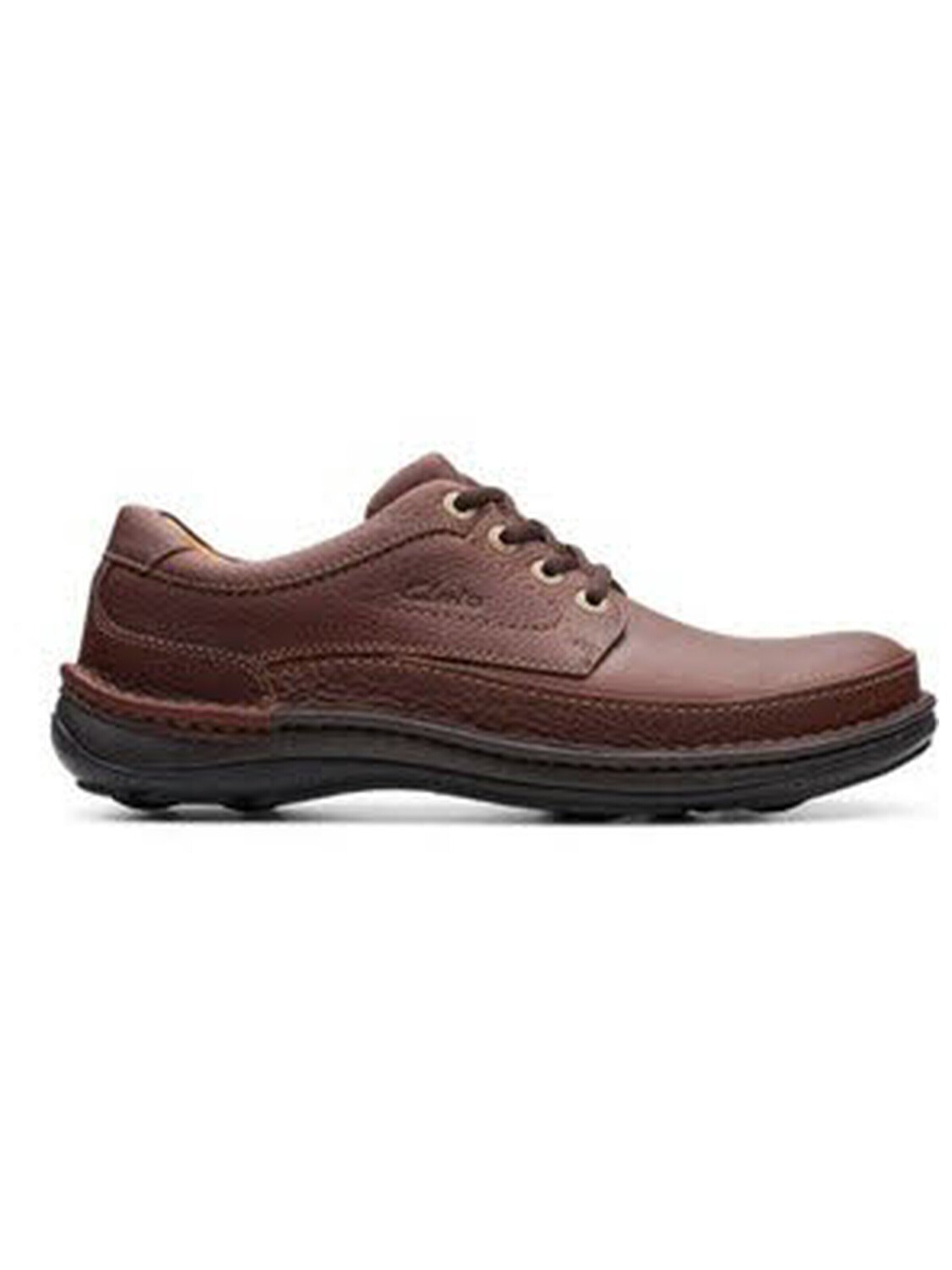 Chaussure à lacets 'Sportlicher Schnürschuh Herren 203390057 Echtleder in braun' CLARKS en marron : devant