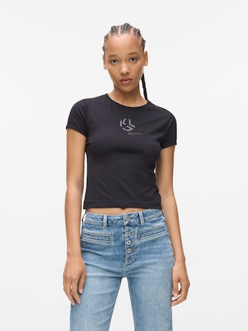 KARL LAGERFELD JEANS Футболка в Черный: спереди