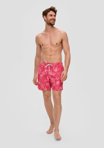 s.Oliver Zwemshorts in Rood