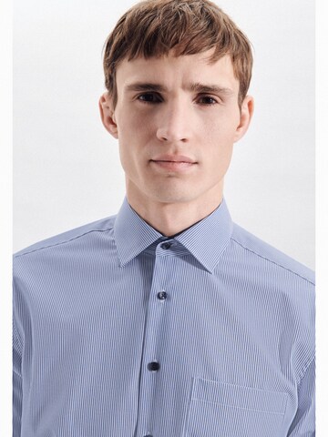 SEIDENSTICKER Regular fit Zakelijk overhemd in Blauw