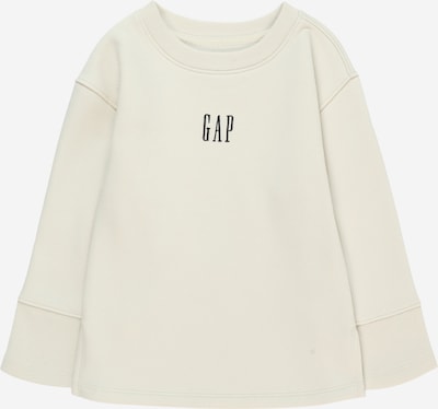 GAP Sweatshirt in de kleur Crème / Zwart, Productweergave