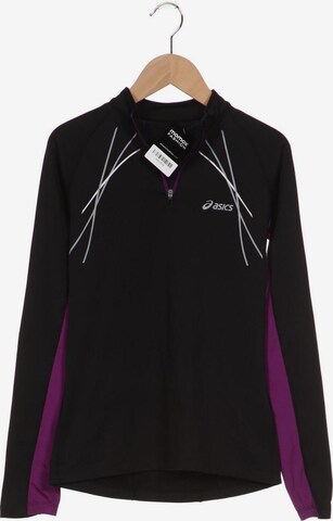 ASICS Langarmshirt XS in Schwarz: predná strana