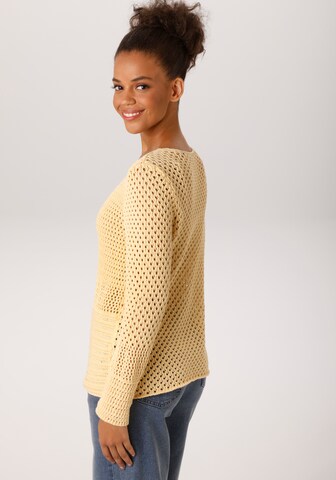Aniston CASUAL Sweater in Yellow