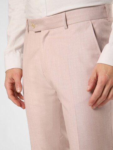 CG CLUB OF GENTS Slim fit Pleated Pants ' Paco ' in Pink