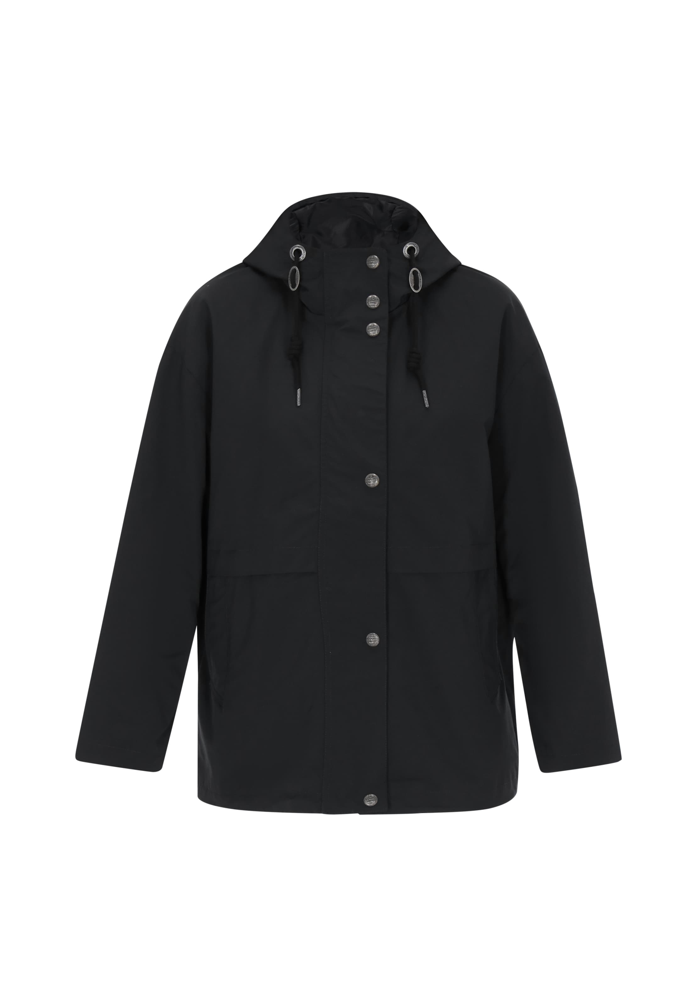 DreiMaster Maritim Tussenjas in Zwart: voorkant