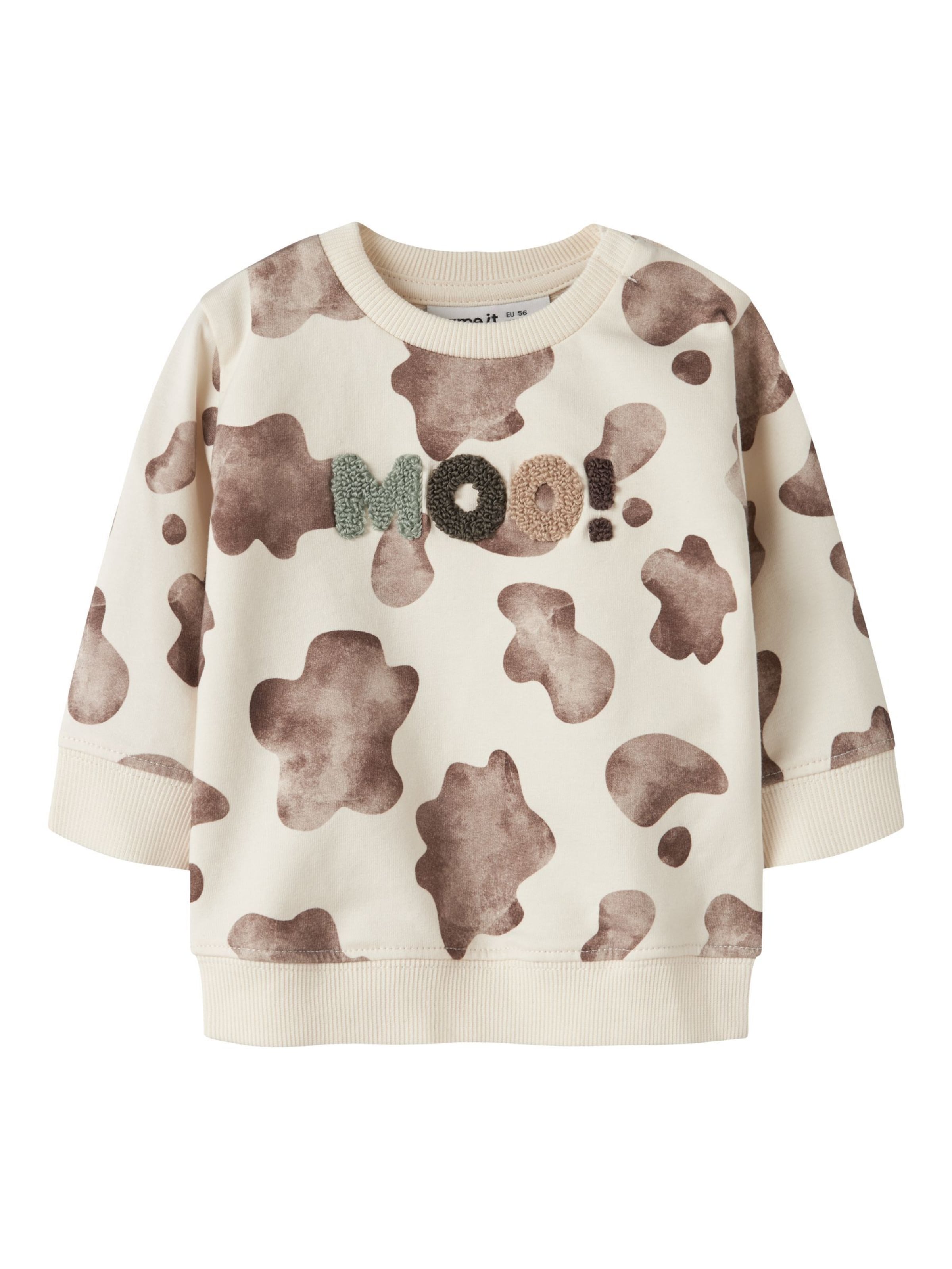 Sweat NAME IT en beige : devant