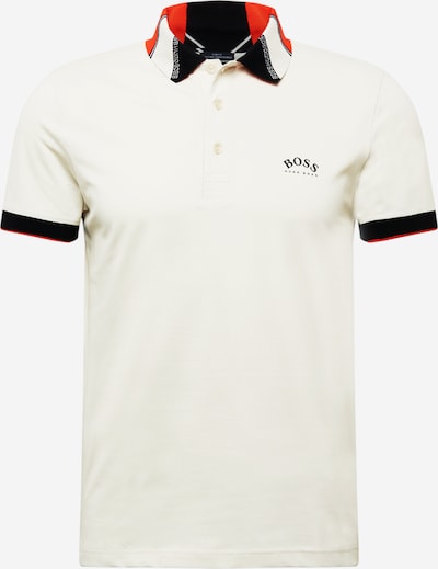 BOSS ATHLEISURE Shirt 'Paule' in Cream / Orange / Black, Item view
