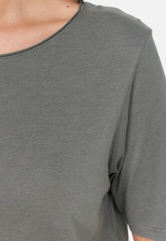 Cotton Candy Rundhals-Shirt 'Beggy' in Grün