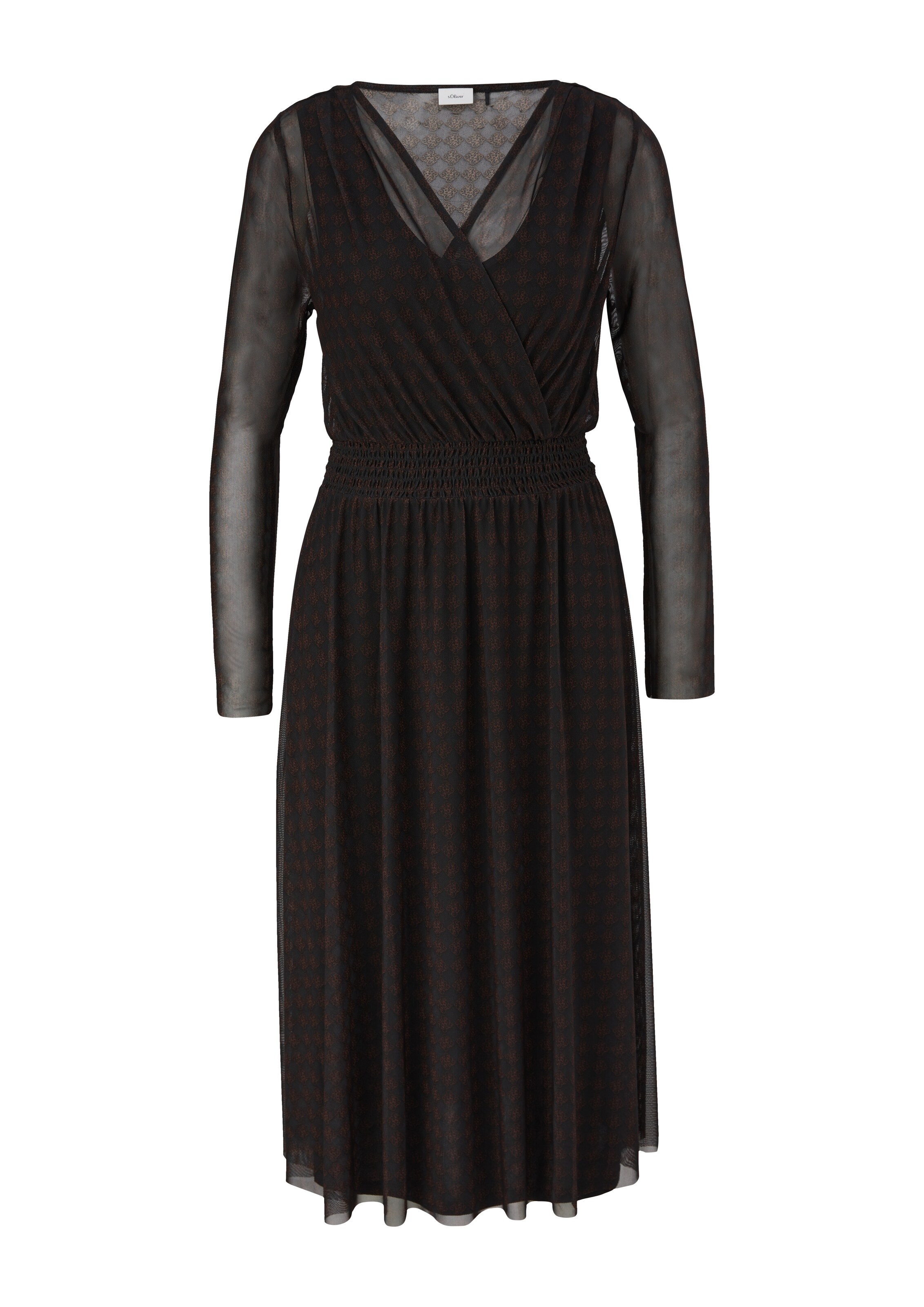 s.Oliver BLACK LABEL Kleid in Schwarz: Vorderseite