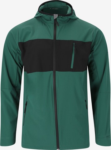 ENDURANCE Athletic Jacket in Green: front