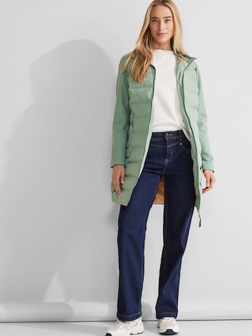 STREET ONE Between-Seasons Coat in Green