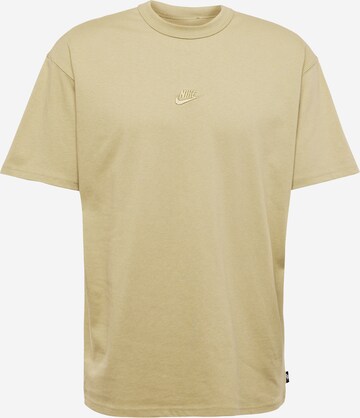 Nike Sportswear Tričko 'Essential' – zelená: přední strana