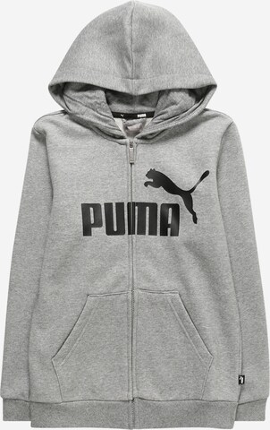 PUMA Ζακέτα φούτερ σε γκρι: μπροστά