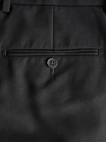 Regular Pantalon à plis Next en noir
