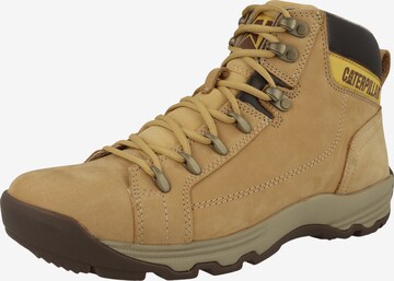CATERPILLAR Lace-Up Boots 'CAT Supersede' in Brown: front