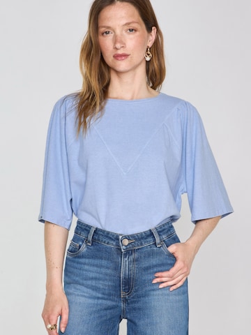 Maison 123 Shirt 'ANGELE' in Blue: front
