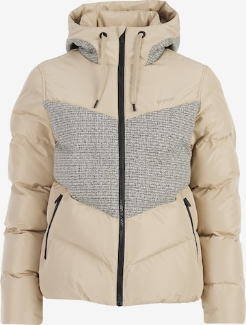 PROTEST Sportjacke 'PRTBARLEY' in Beige: Vorderseite