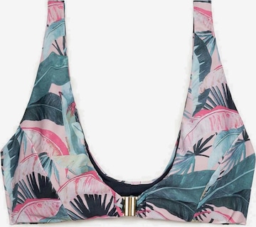 LOVJOI Bikini Top 'Lobelia' in Blue: front