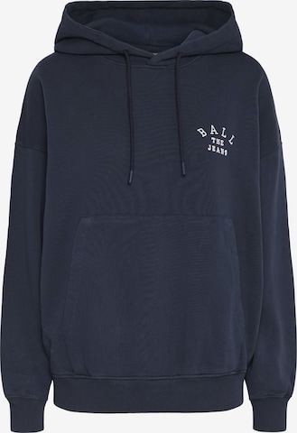 Sweat-shirt Ball en bleu : devant