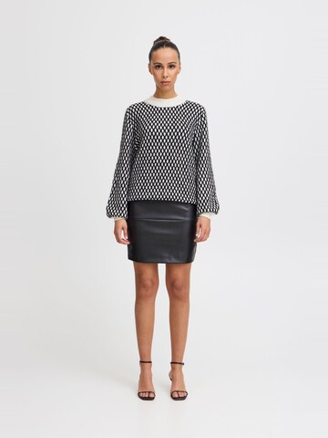 Pull-over 'Kamara' ICHI en noir