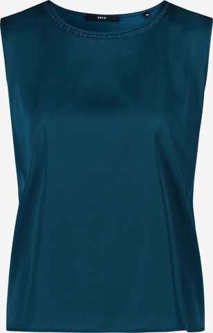 Camicia da donna di zero in blu: frontale