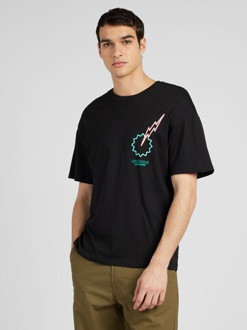 T-Shirt 'VIVID' JACK & JONES en noir : devant