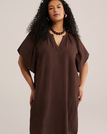 WE Fashion Платье в Коричневый