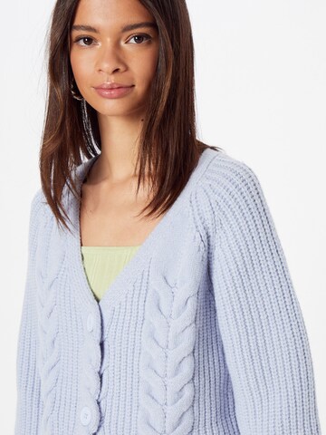 ABOUT YOU Knit cardigan 'Alena' in Blue