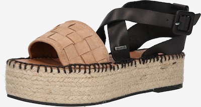 SHABBIES AMSTERDAM Strap sandal in Beige / Black, Item view
