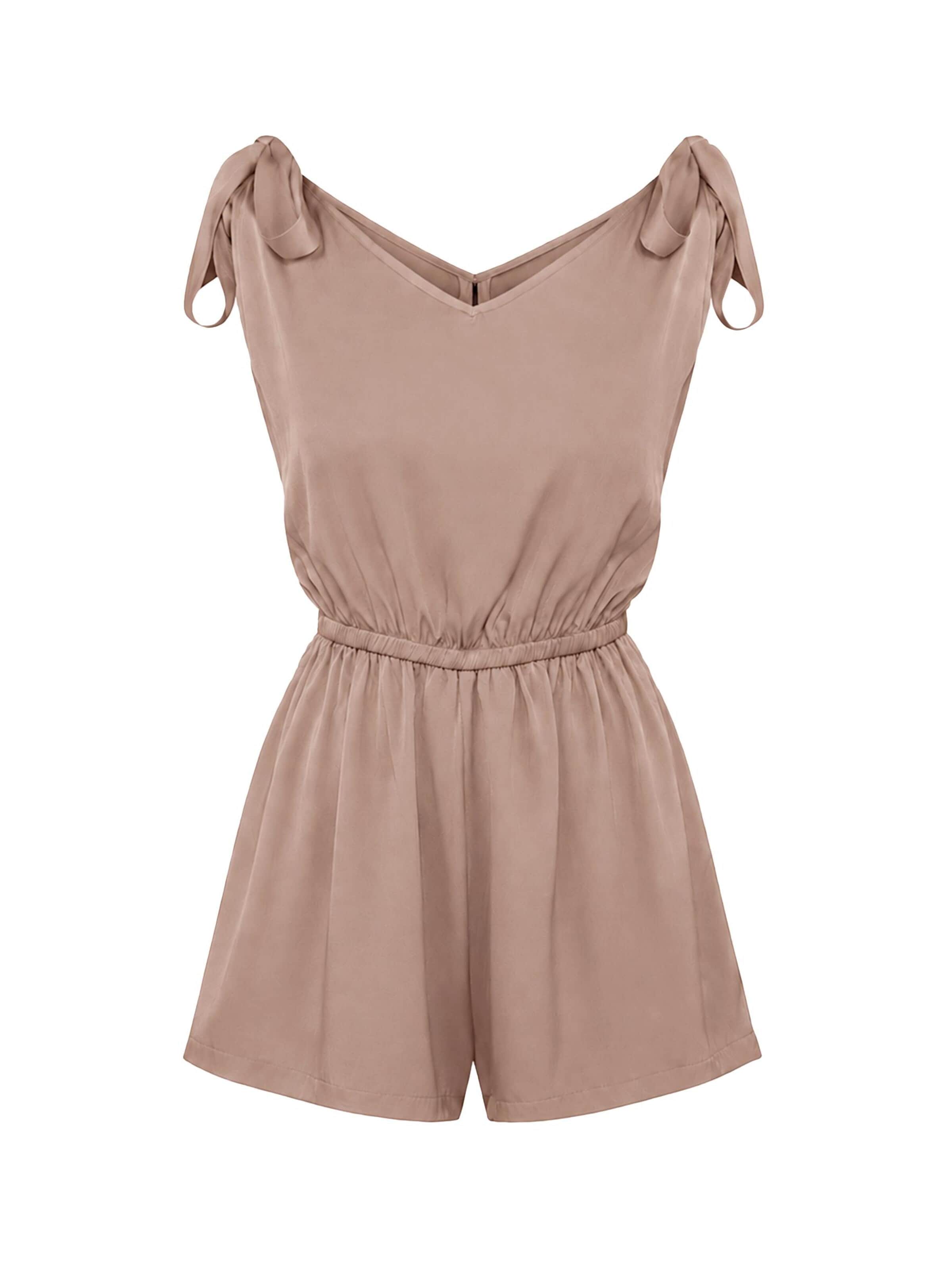 REGINA FASHION Jumpsuit in Brown: front