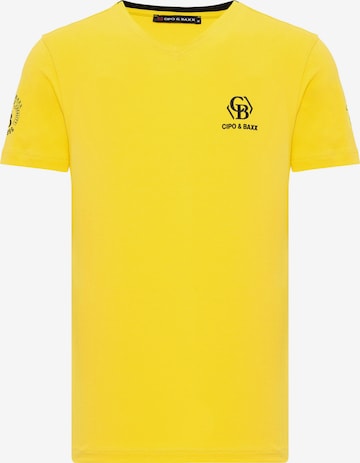 CIPO & BAXX Shirt in Yellow: front