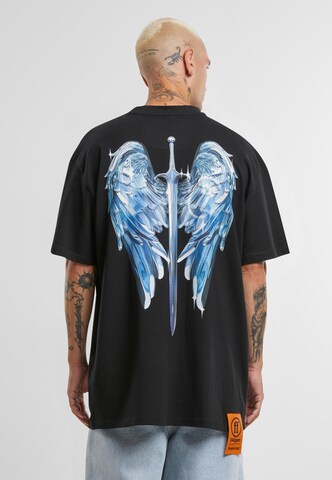 Forgotten Faces T-Shirt 'Dagger Wings' in Schwarz: Vorderseite