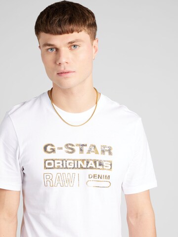 G-Star RAW - Camiseta en blanco