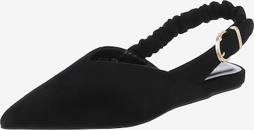 Ital-Design Slingpumps in Schwarz: Vorderseite
