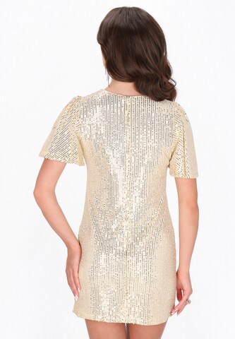 faina - Vestido de gala en oro