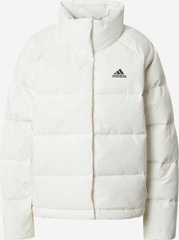 ADIDAS SPORTSWEAR - Casaco outdoor 'Helionic' em branco: frente