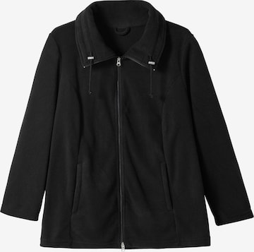 SHEEGO Fleecejacke in Schwarz: predná strana