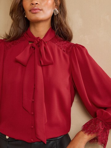 love & roses Bluse in Rot