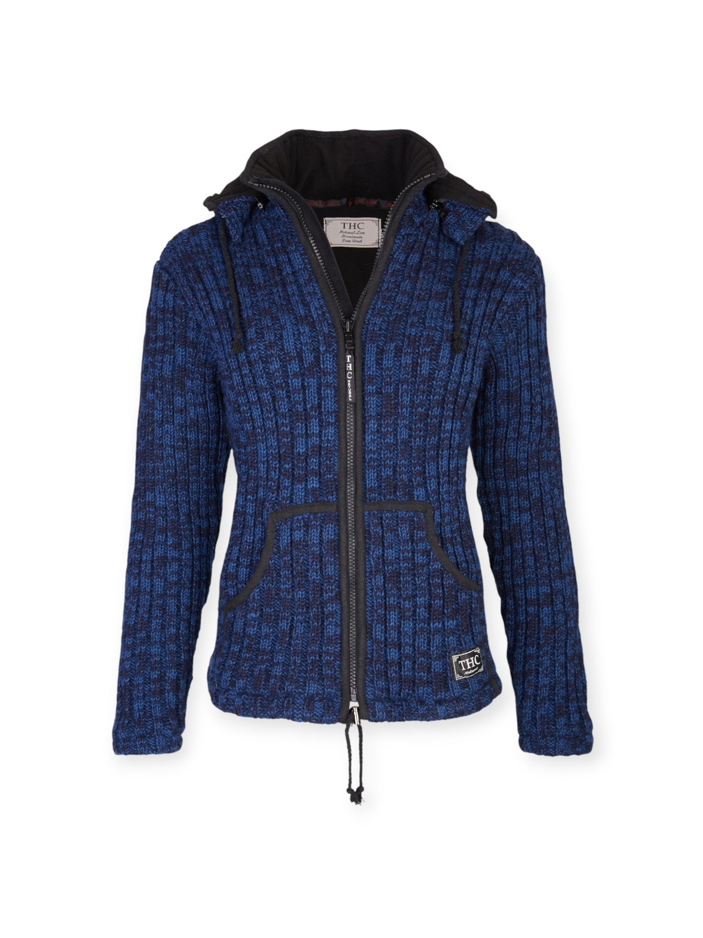 THC Natural Line Between-Season Jacket '716' in Blue: front