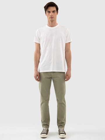 BIG STAR Tapered Chino 'ERHAT ' in Groen