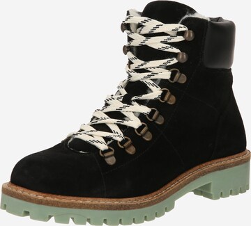 Fabienne Chapot - Botines con cordones 'Lenny' en negro: frente